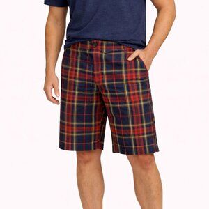 IZOD Men’s Spring Plaid 11" Cotton Shorts - Size 38 - NWT
